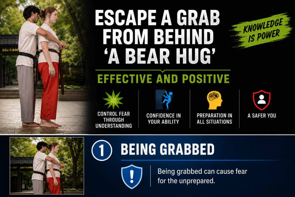 being grabbed can cause a multiple emotions of which you need to control, emotions are important aspect of the technique